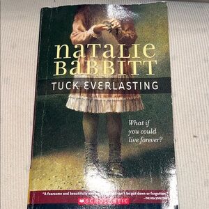 Scholastic Tuck Everlasting by Natalie Babbitt - Green and Brown Cover